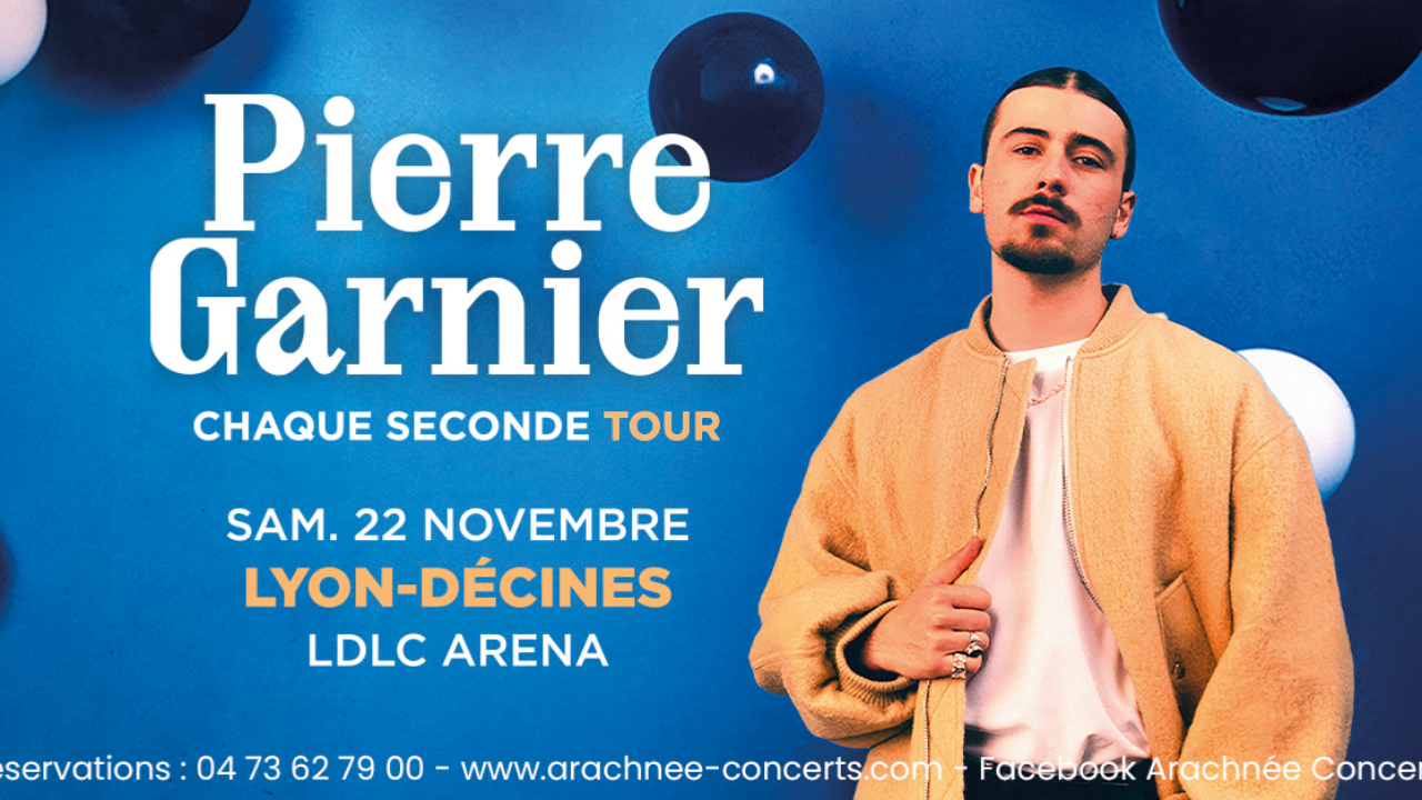 Pierre Garnier à la LDLC Arena le samedi 22 Novembre 2025 à 20h Pierre Garnier à la LDLC Arena le samedi 22 Novembre 2025 à 20h