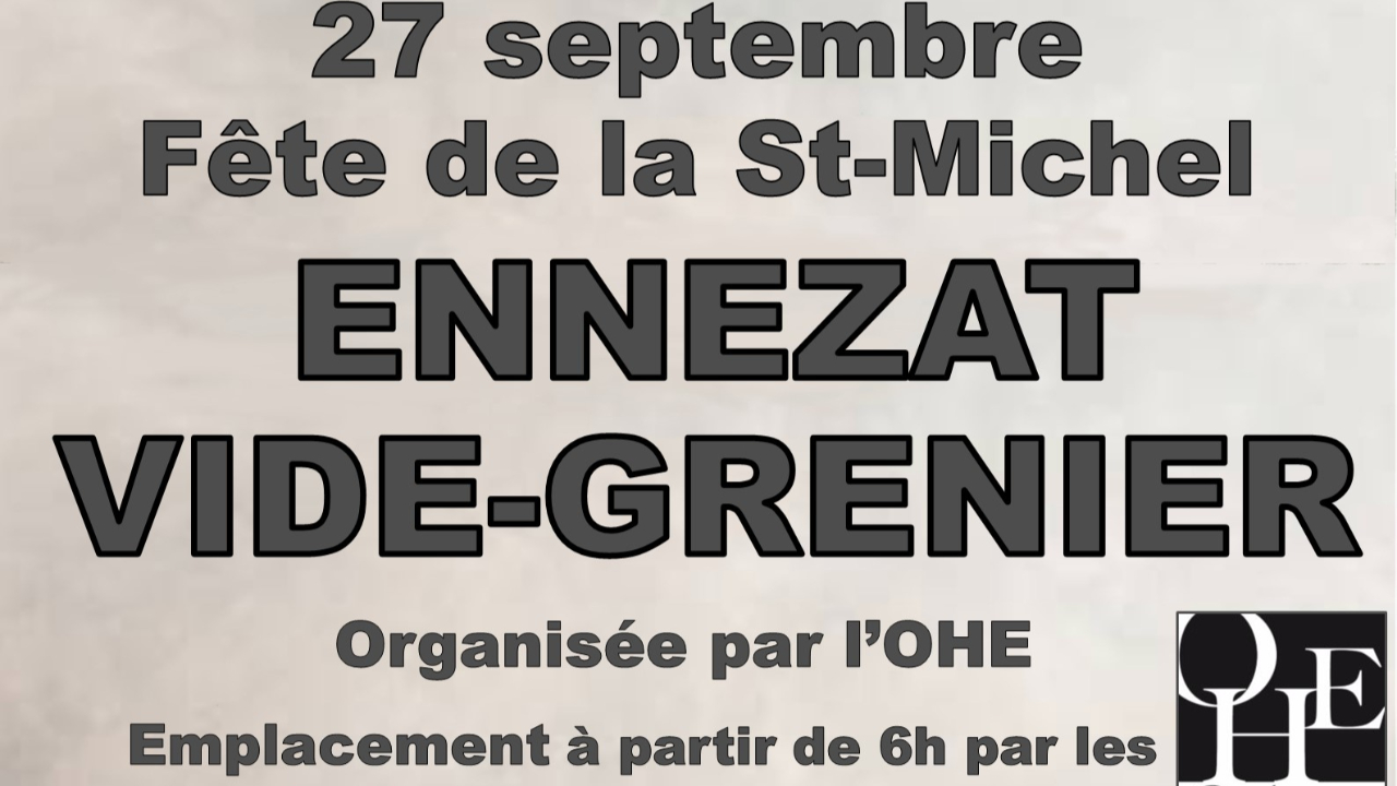 Vide grenier de la Saint Michel Vide grenier de la Saint Michel