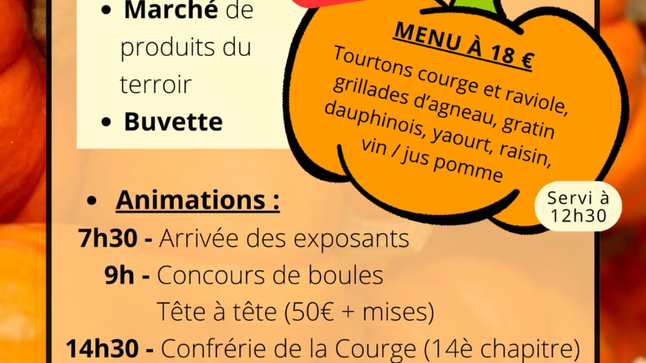 FOIRE AUX COURGES DE L’ÉPINE FOIRE AUX COURGES DE L’ÉPINE