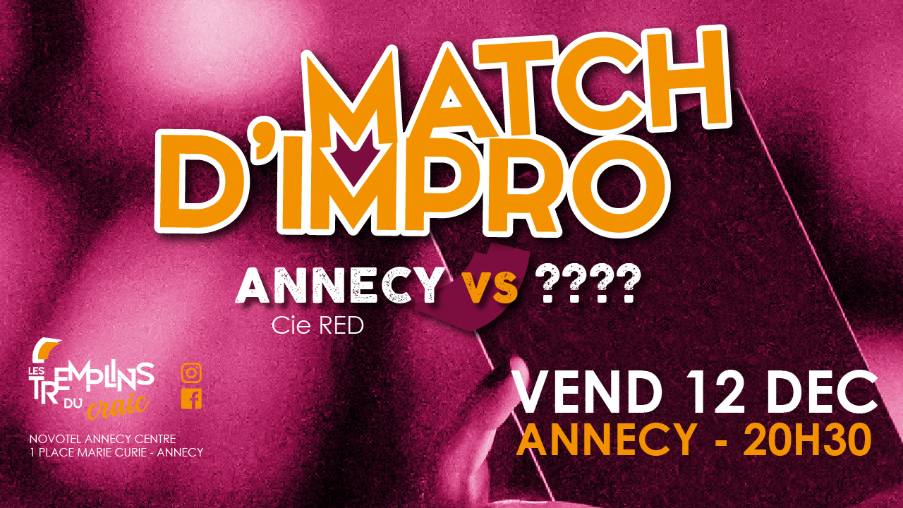 Match d'impro gla gla de décembre Match d'impro gla gla de décembre