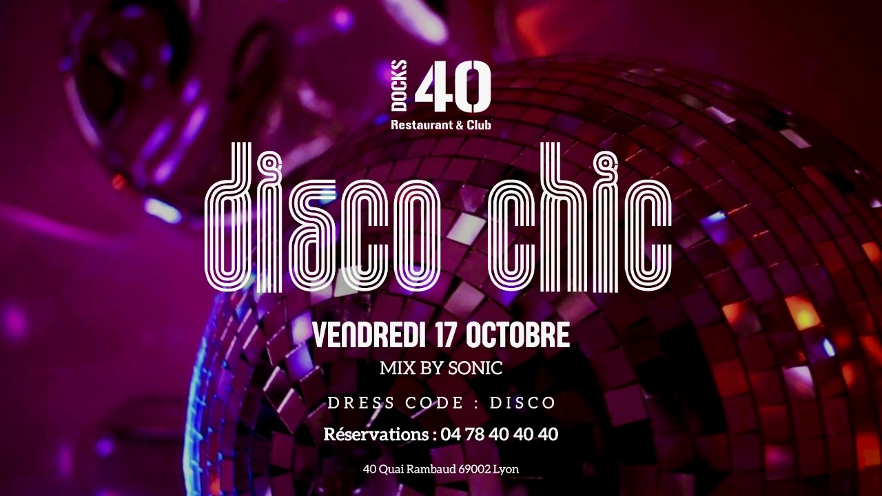 VENDREDI 17 OCTOBRE - DRESS CODE DISCO ! VENDREDI 17 OCTOBRE - DRESS CODE DISCO !