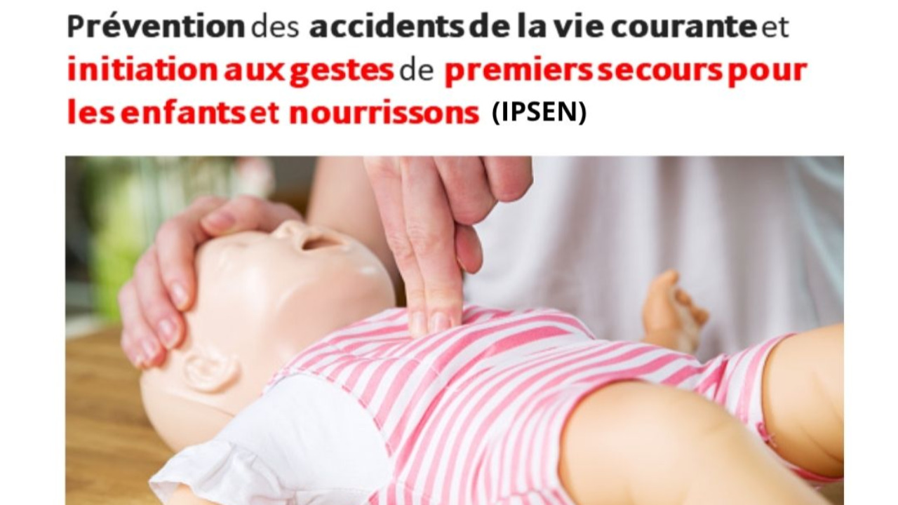 PARTENAIRE - Initiation aux gestes de premiers secours pour les enfants et nourrissons