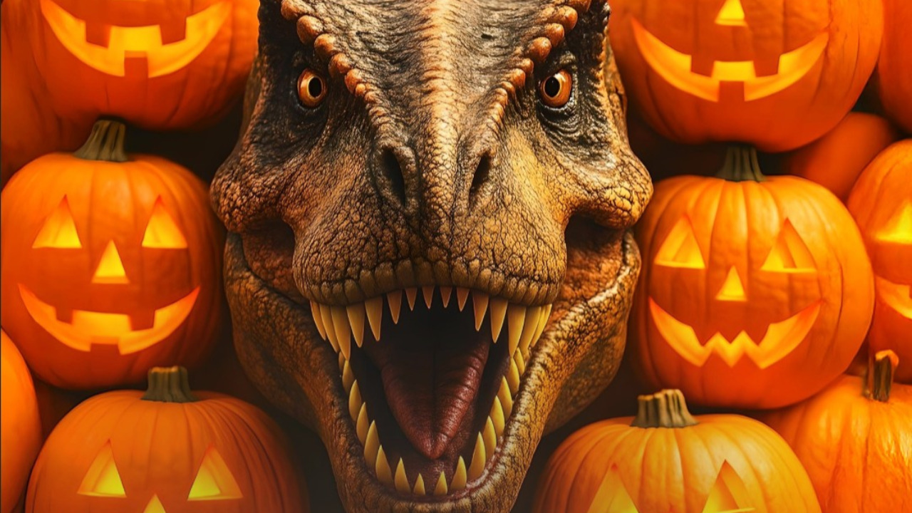 Les dinos fêtent Halloween au Parc animalier d'Auvergne Les dinos fêtent Halloween au Parc animalier d'Auvergne