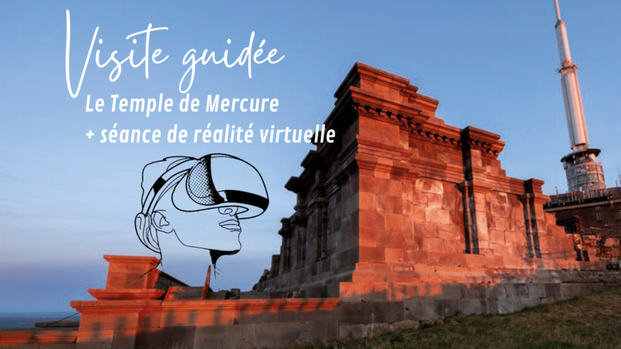 Visite guidée exclusive du Temple de Mercure, suivie d’une immersion en réalité virtuelle. Visite guidée exclusive du Temple de Mercure, suivie d’une immersion en réalité virtuelle.