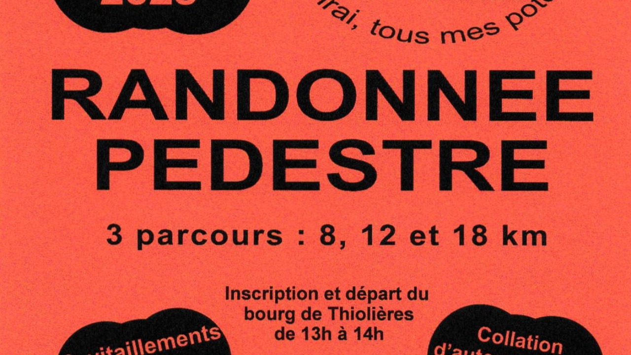 Randonnée pédestre à Thiolières Randonnée pédestre à Thiolières