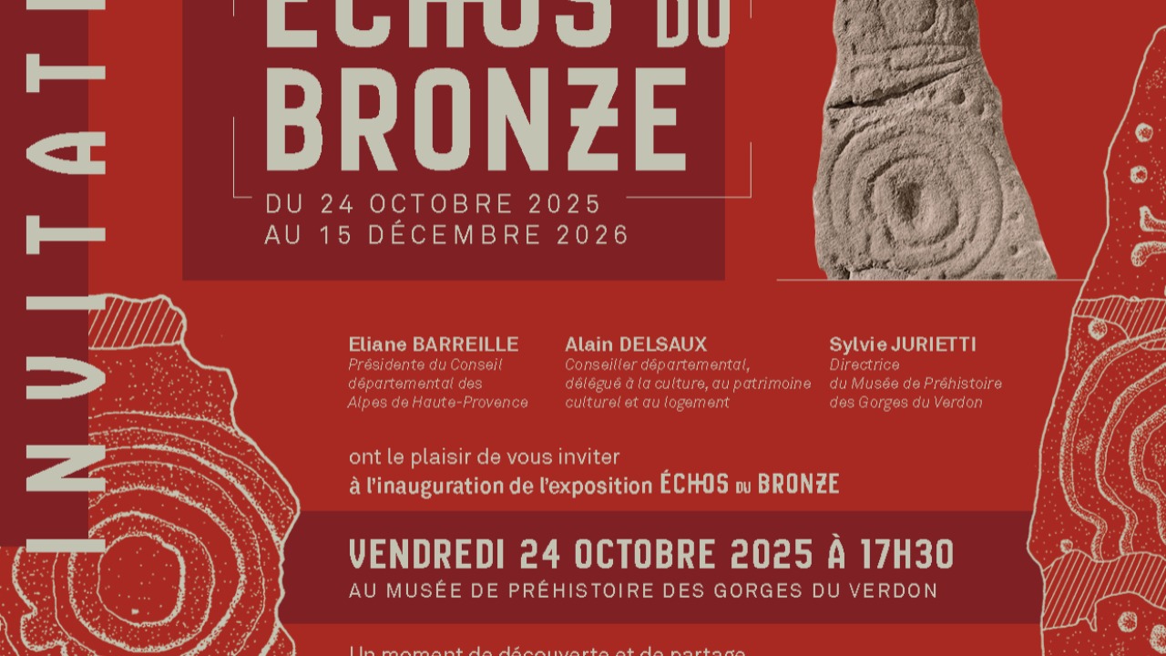 « Échos de bronze » : une plongée artistique dans l’âge de bronze à Quinson « Échos de bronze » : une plongée artistique dans l’âge de bronze à Quinson