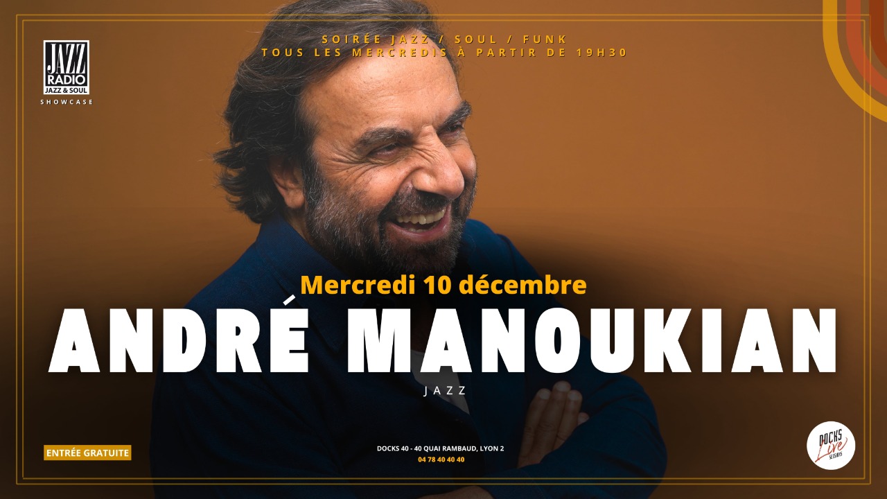 André Manoukian va enchanter le Docks 40 le mercredi 10 décembre