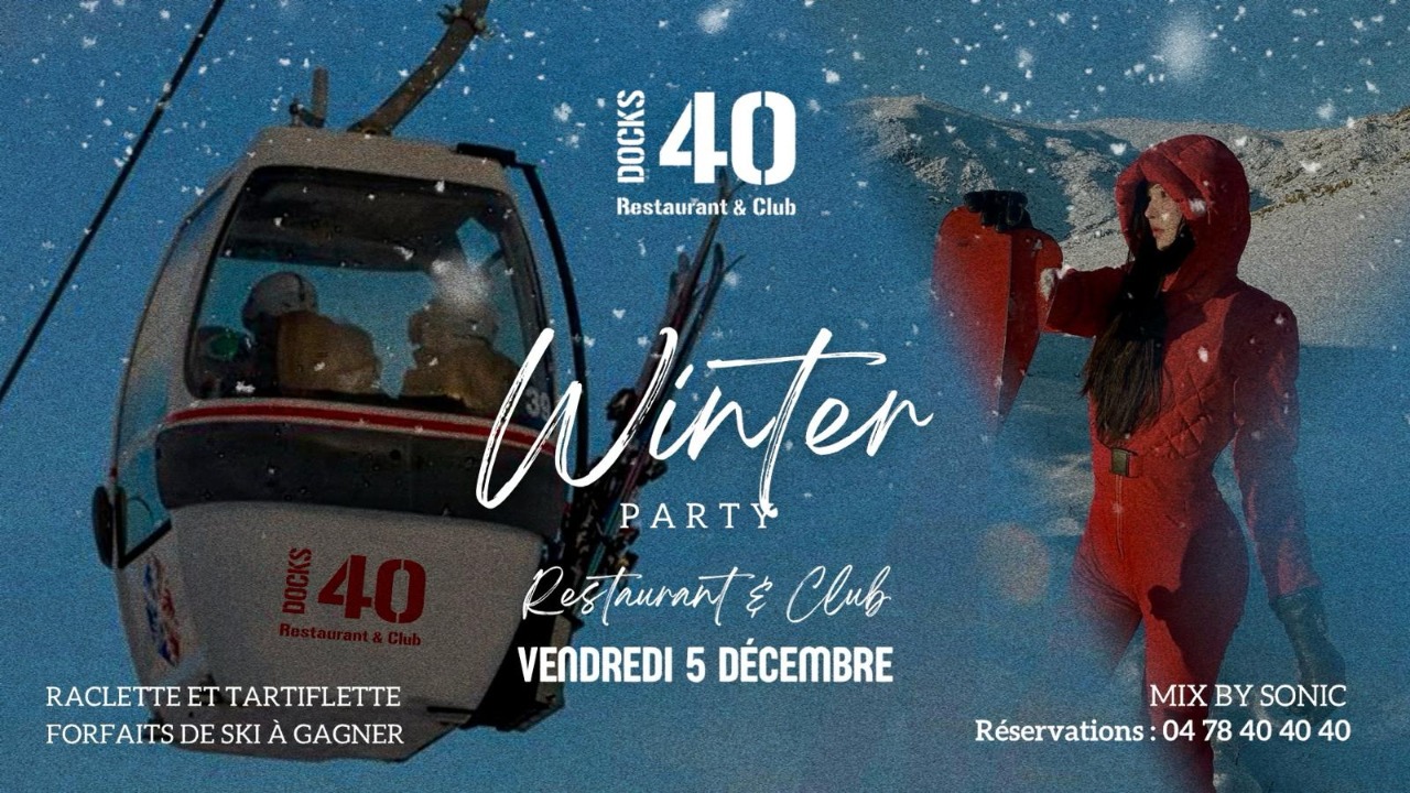 VENDREDI 5 DÉCEMBRE - WINTER PARTY - RACLETTE ET TARTIFLETTE, DES FORFAITS DE SKI À GAGNER !