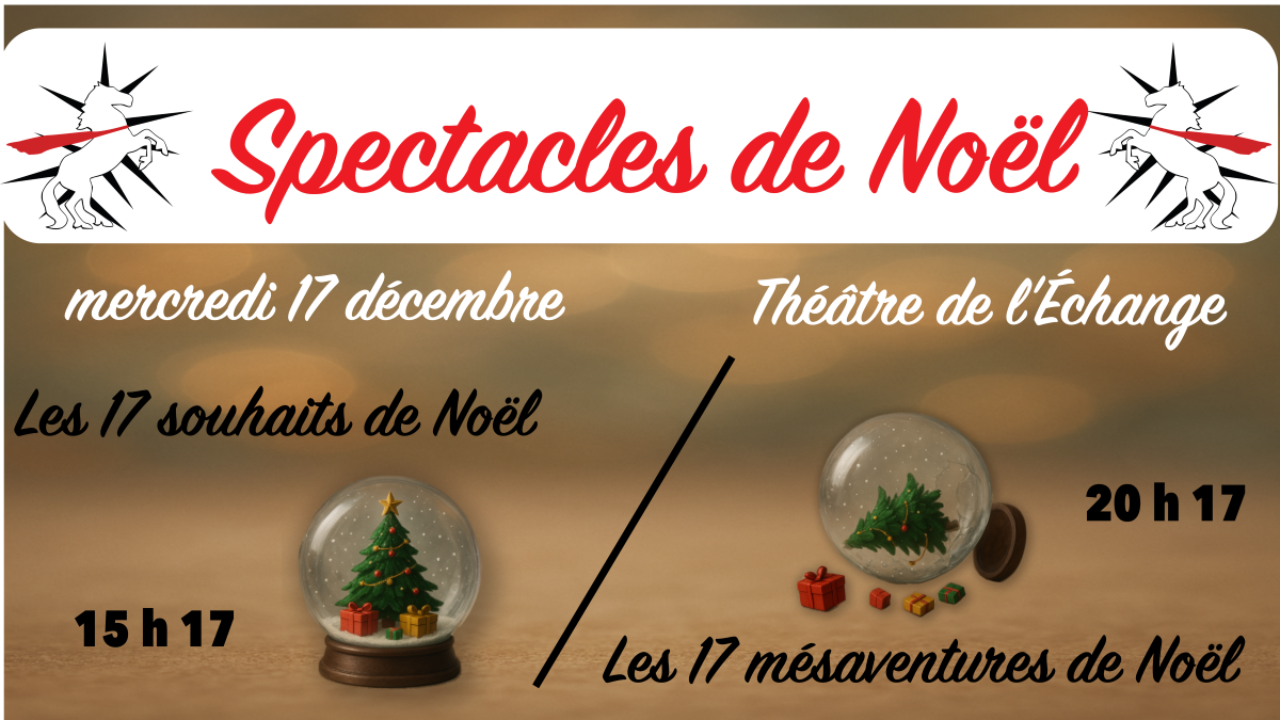 PARTENAIRE - Deux spectacles de Noël improvisés PARTENAIRE - Deux spectacles de Noël improvisés
