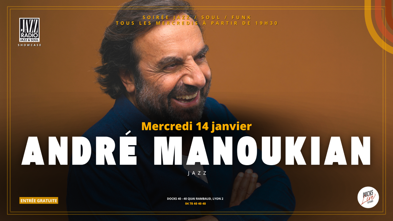 André Manoukian va enchanter le Docks 40 le mercredi 14 janvier