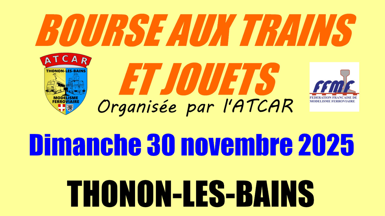 Bourse aux trains et jouets Bourse aux trains et jouets