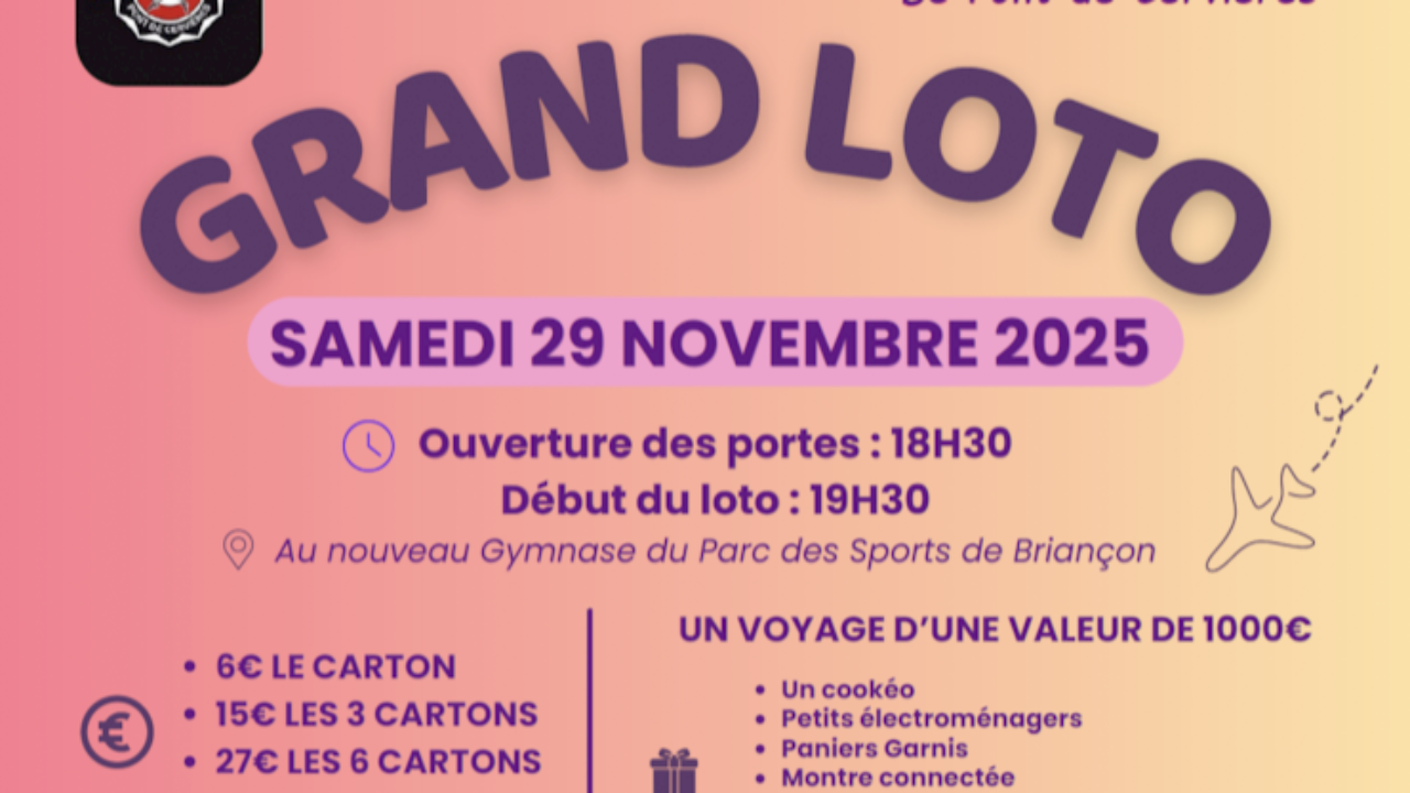 Grand loto du Comité des Fêtes de Pont de Cervières