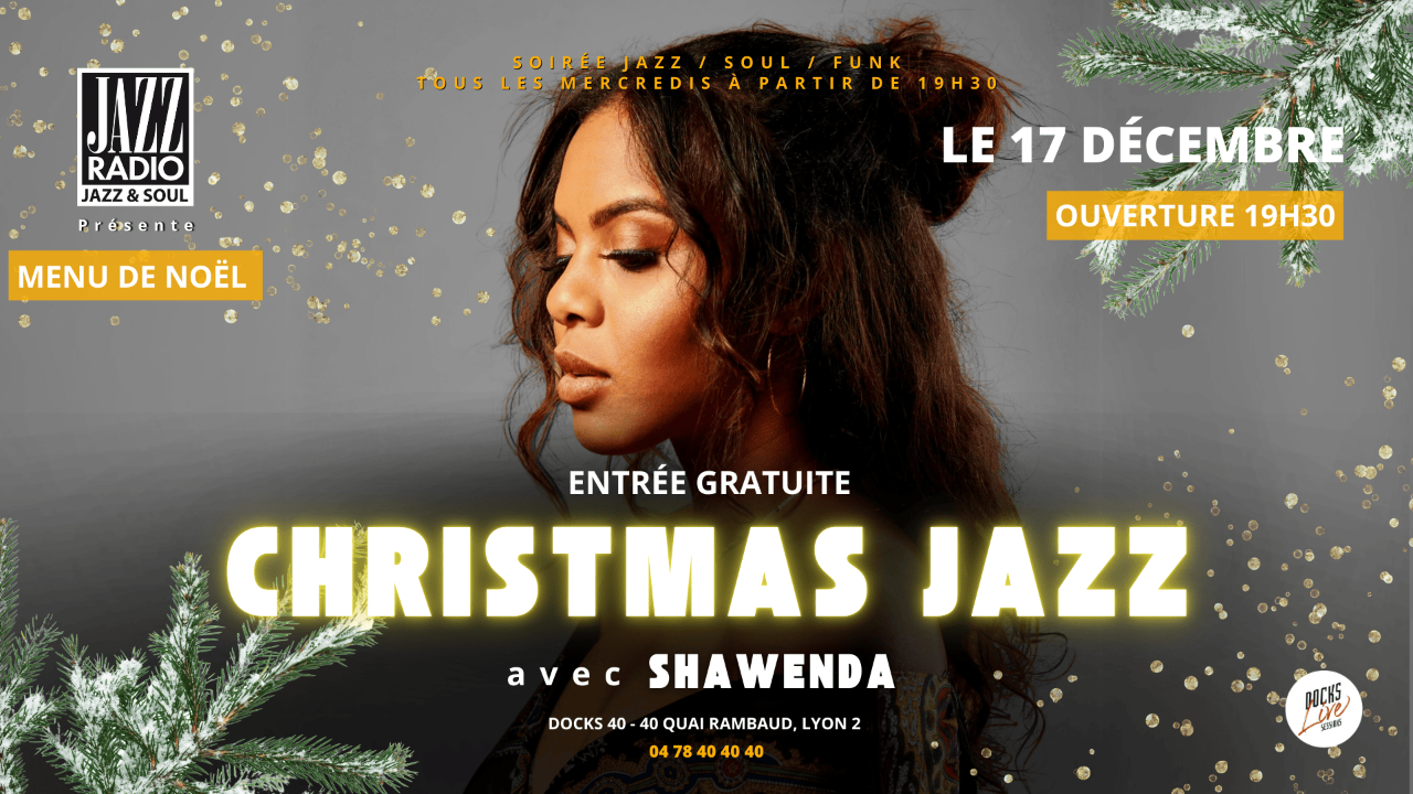 17 décembre 2025 : quand l’esprit de Noël illuminera les Docks 40 avec Shawenda !