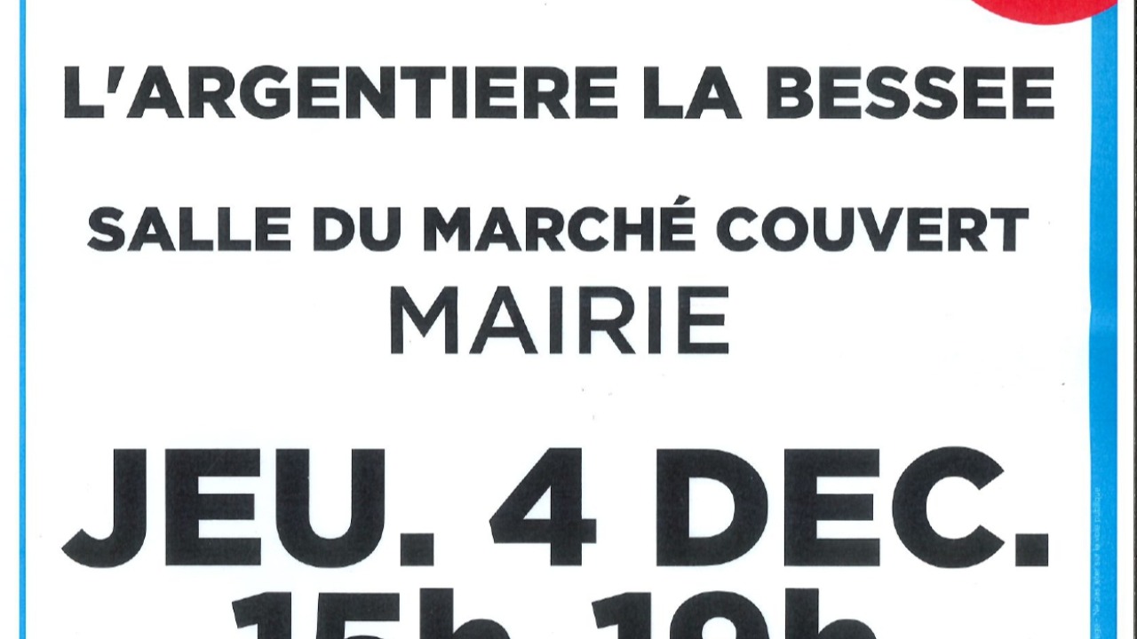 L'Argentière-la-Bessée. Donnez votre sang !