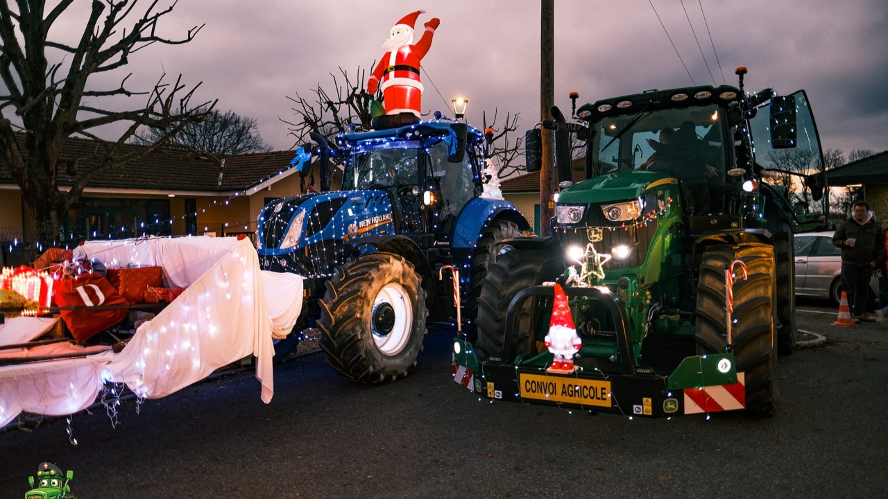 Cervens. Assistez à une défilé de tracteurs
