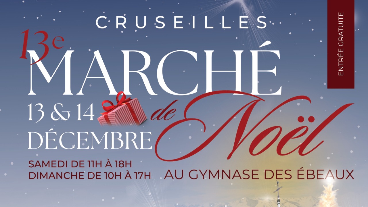 Le 13ᵉ Marché de Noël de Cruseilles Le 13ᵉ Marché de Noël de Cruseilles