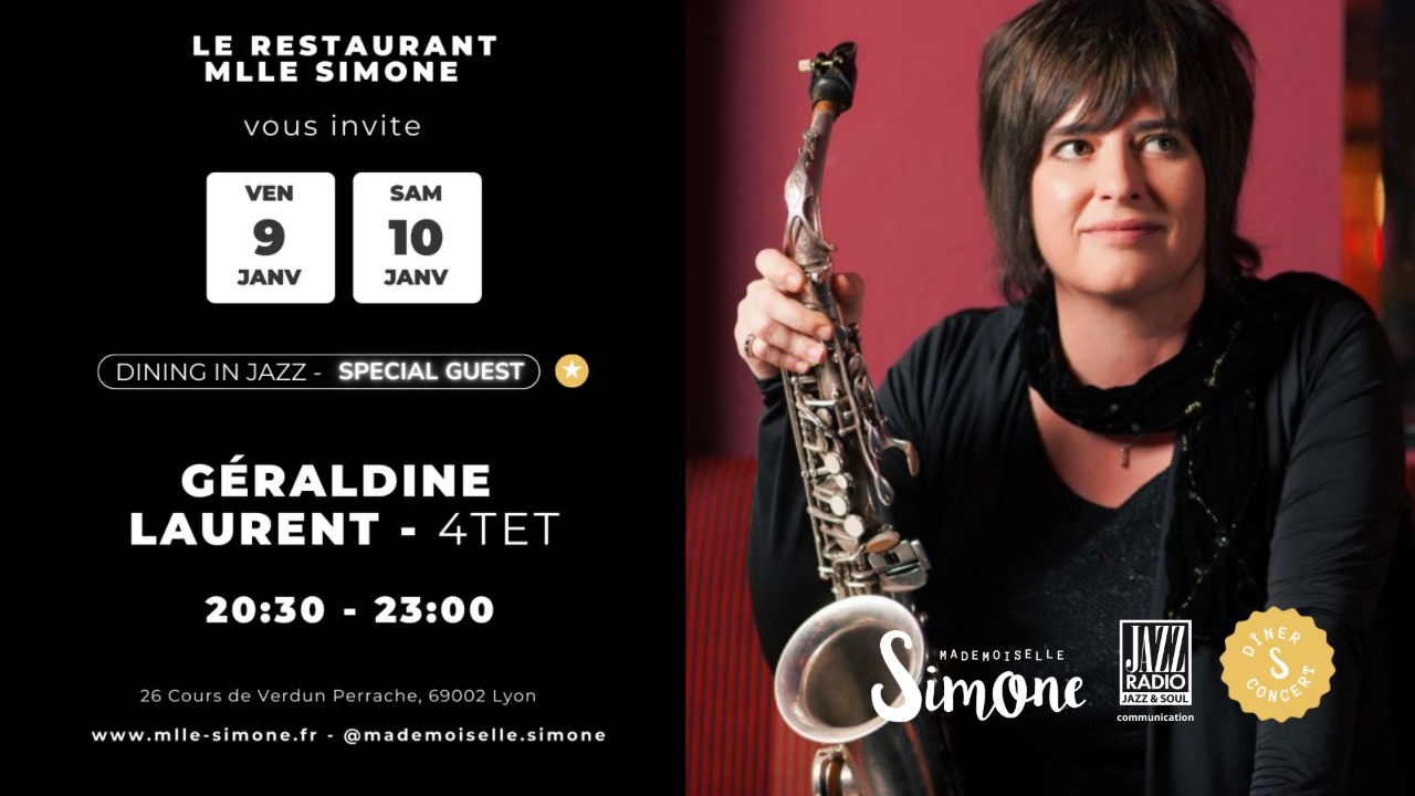 Mademoiselle Simone ouvre sa saison 2026 avec G&eacute;raldine Laurent, l&rsquo;une des figures majeures de la sc&egrave;ne jazz en France !