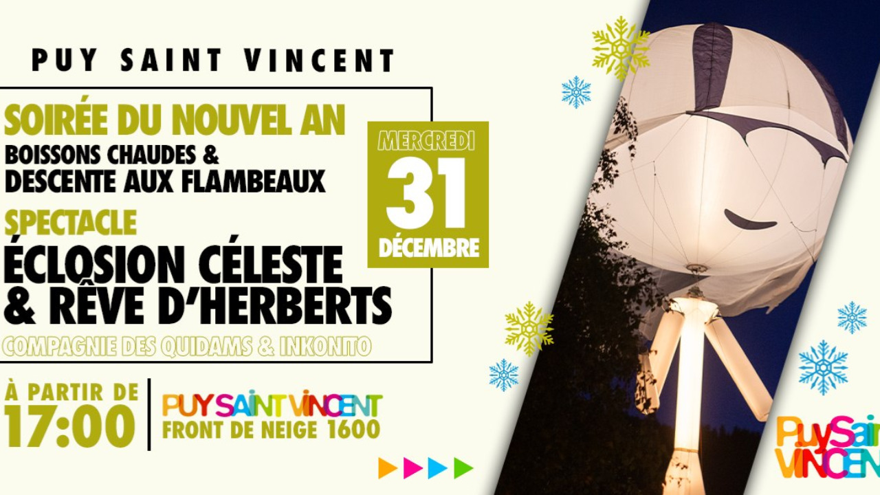 Soir&eacute;e du Nouvel An &ndash; Puy Saint Vincent 1600