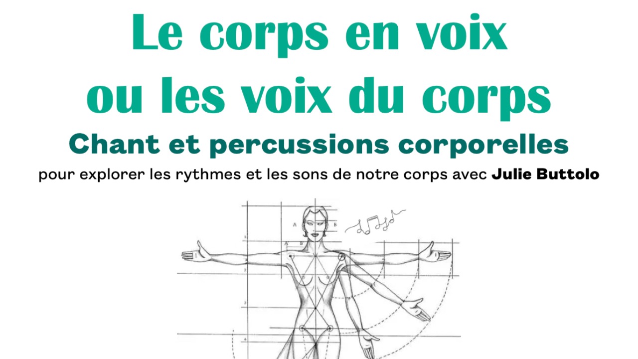 Le corps en voix : explorez les rythmes et sons du corps Le corps en voix : explorez les rythmes et sons du corps