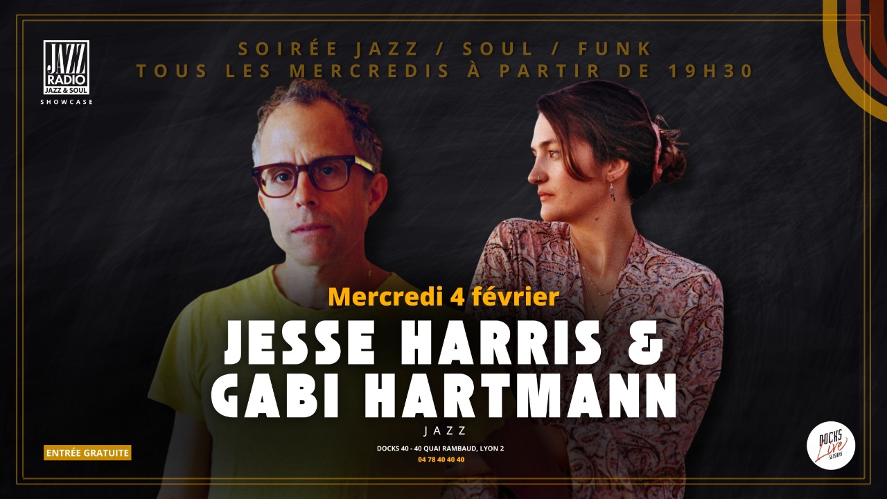 Jesse Harris & Gabi Hartmann &ndash; Mercredi 4 f&eacute;vrier au Docks40