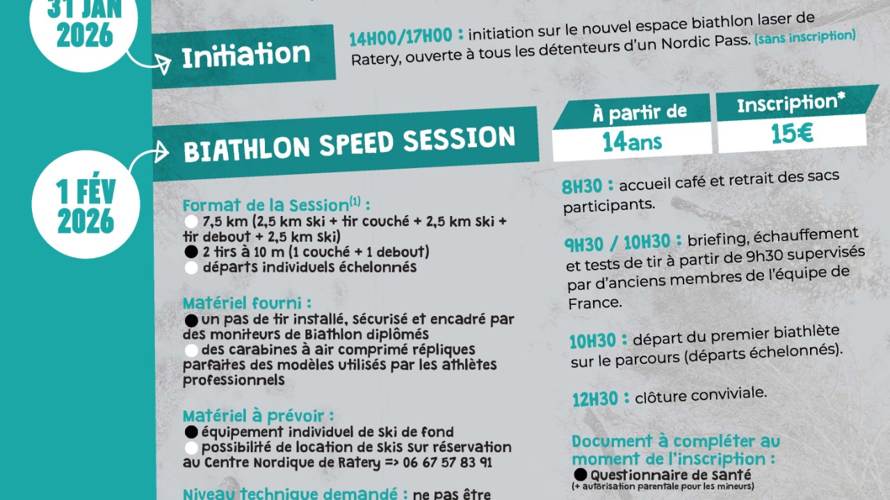 Biathlon Speed Session &agrave; Ratery : deux jours pour s&rsquo;initier au biathlon