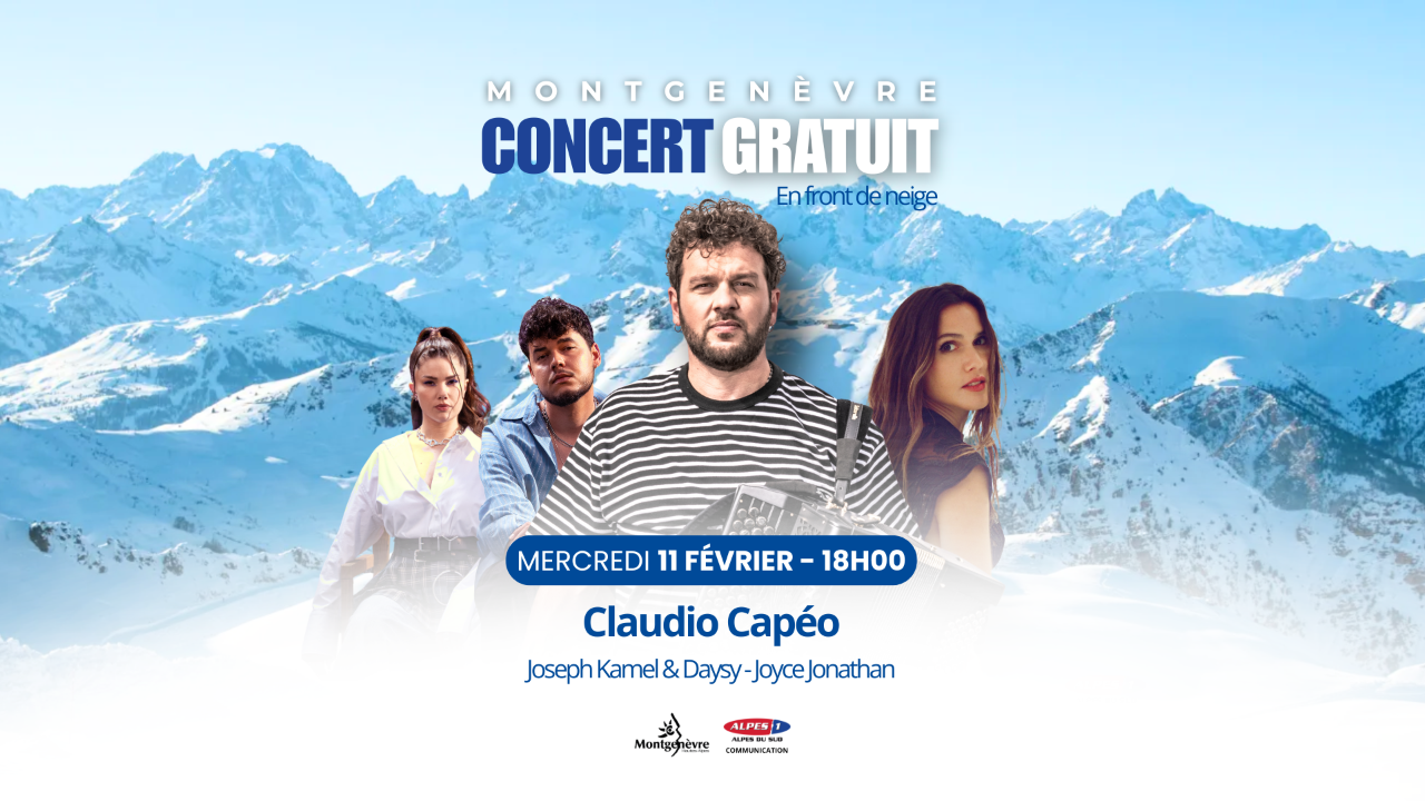 Rendez-vous &agrave; Montgen&egrave;vre le 11 f&eacute;vrier 2026 pour une soir&eacute;e musicale exceptionnelle !