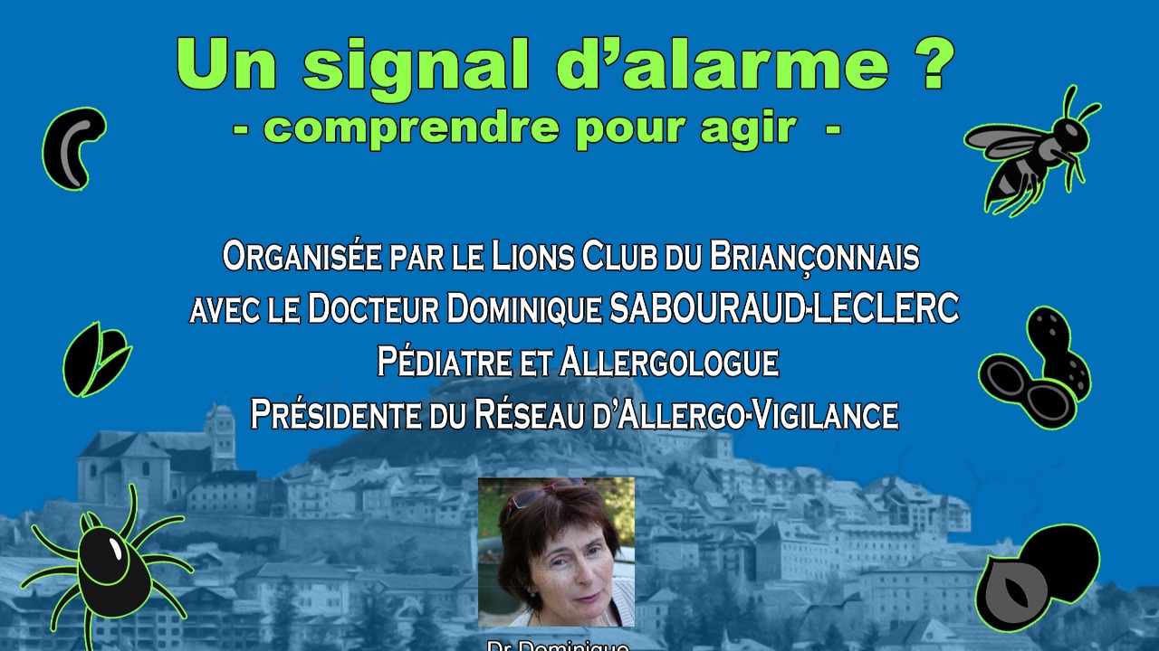 Briançon. Une conférence sur les allergies et l'environnement Briançon. Une conférence sur les allergies et l'environnement