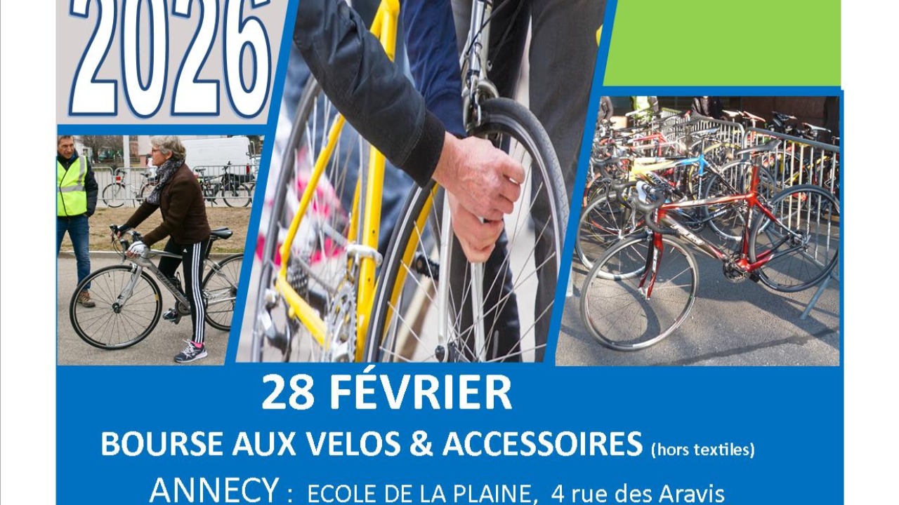 Bourse aux v&eacute;los du V&eacute;lo Club d&rsquo;Annecy