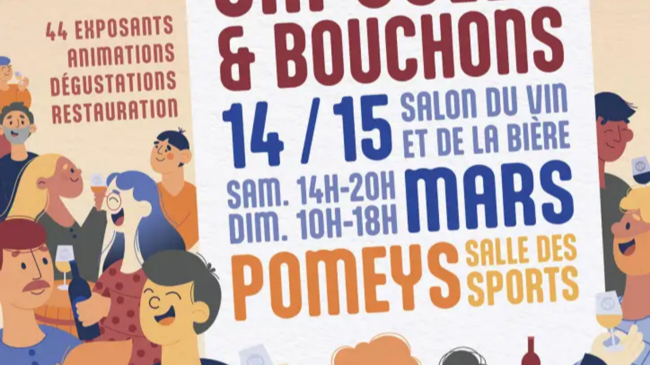 Capsules et Bouchons : le salon du vin et de la bière revient à Pomeys les 14 et 15 mars Capsules et Bouchons : le salon du vin et de la bière revient à Pomeys les 14 et 15 mars