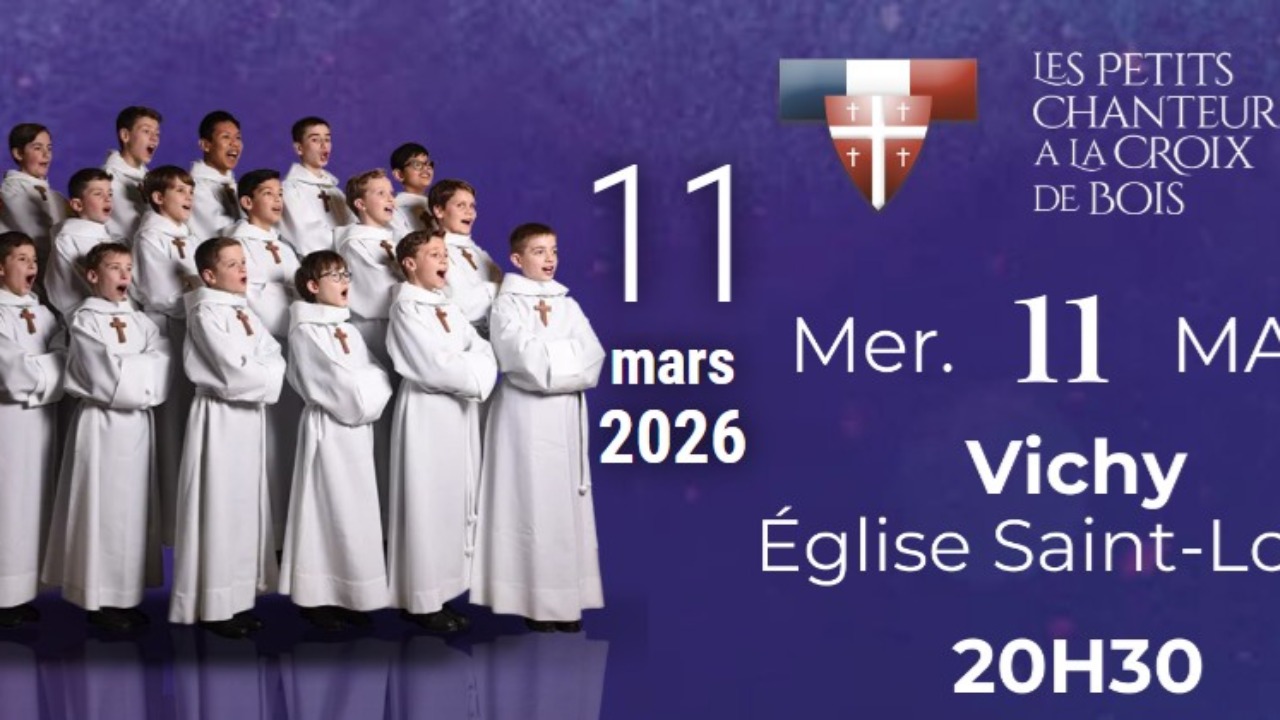 Vichy. Un concert des Petits Chanteurs à la Croix de Bois Vichy. Un concert des Petits Chanteurs à la Croix de Bois