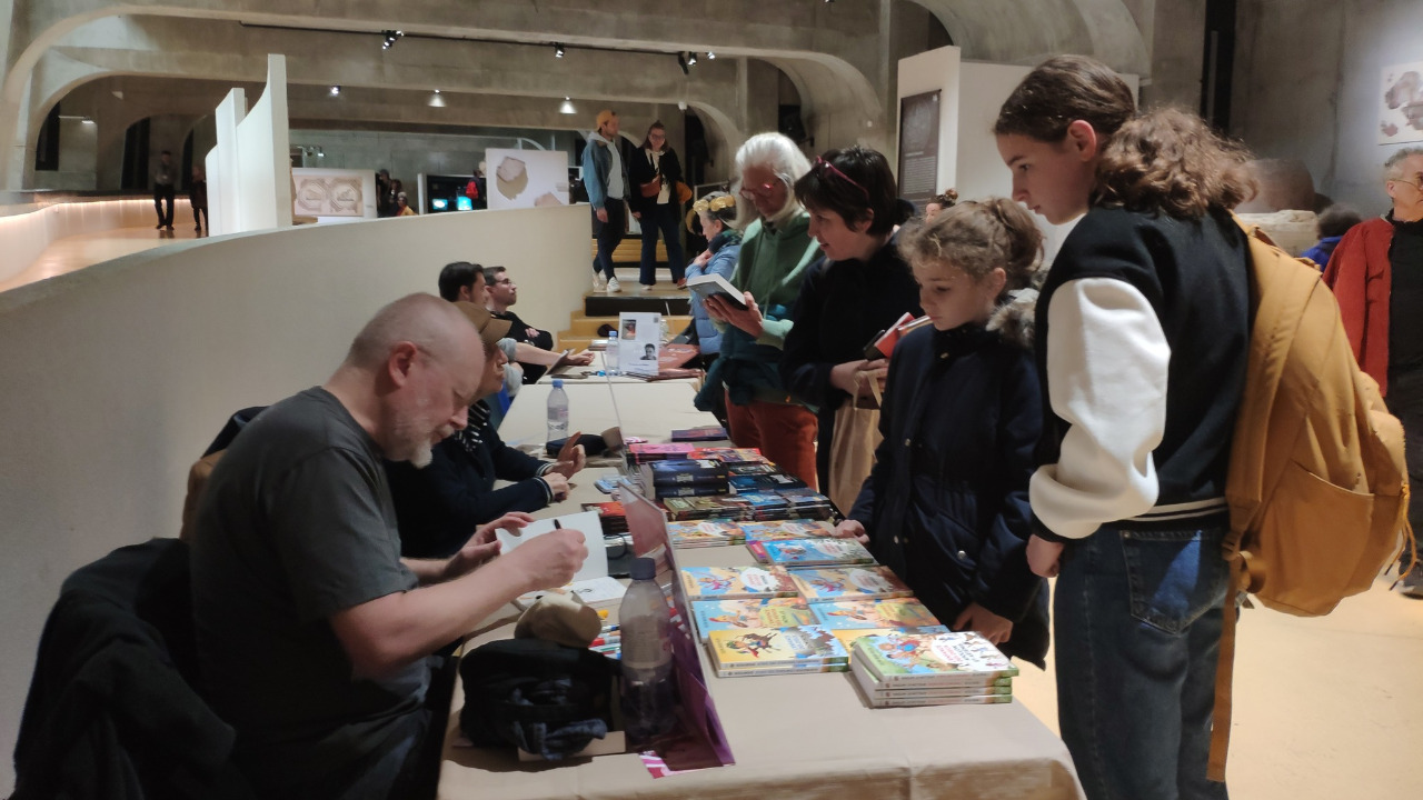 Salon du livre du Festival europ&eacute;en Latin Grec
