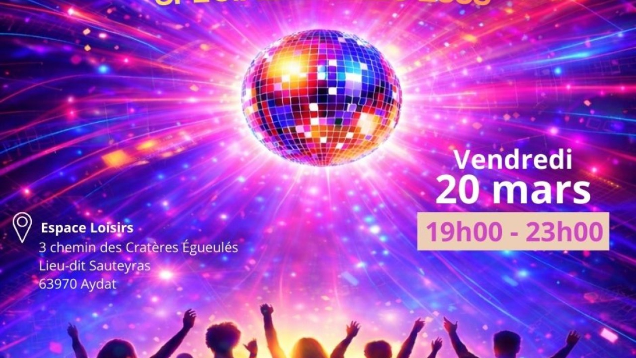 Une soir&eacute;e dansante sp&eacute;ciale ann&eacute;es 2000 pr&egrave;s de Clermont-Ferrand