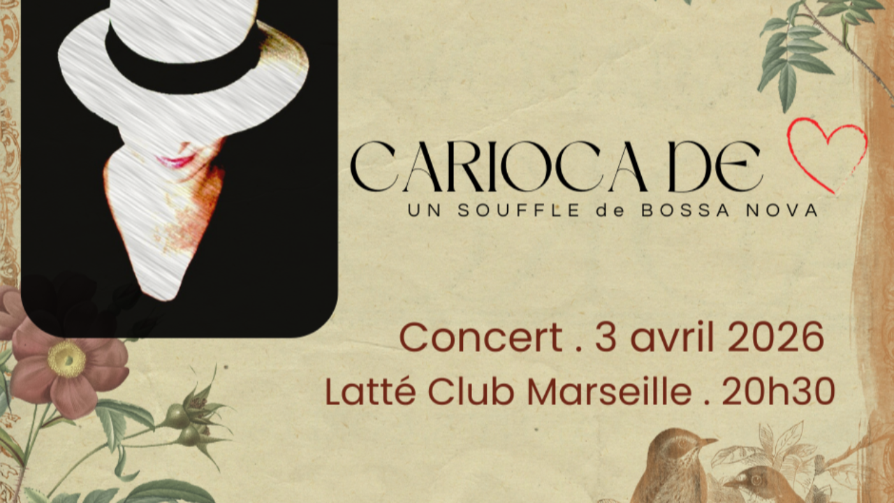 Carioca de Cœur – soirée bossa nova et samba Carioca de Cœur – soirée bossa nova et samba