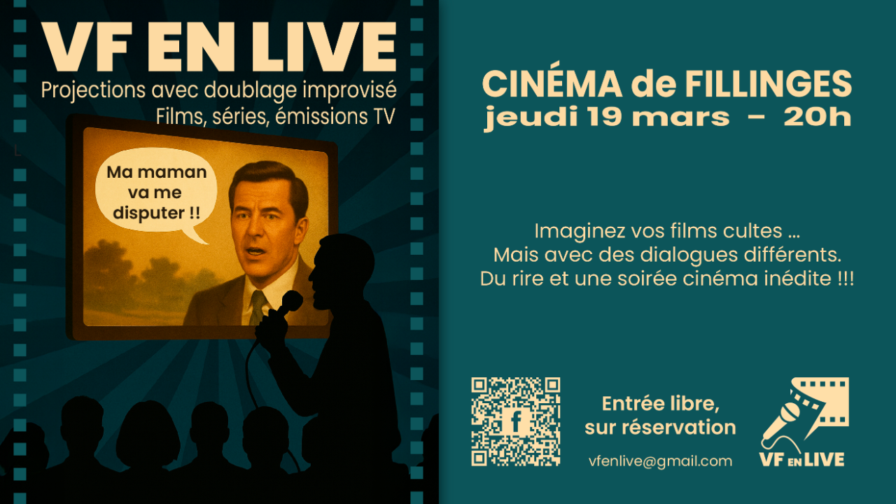 Soir&eacute;e doublage au cin&eacute;ma