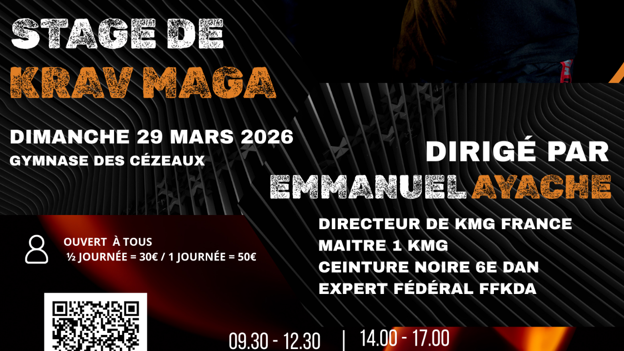 Un stage national de Krav Maga avec un expert &agrave; Clermont-Ferrand