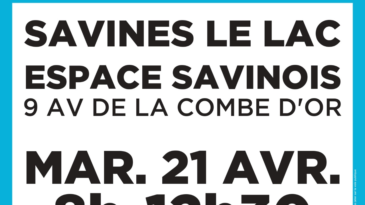 Collecte de sang &agrave; Savines-le-Lac