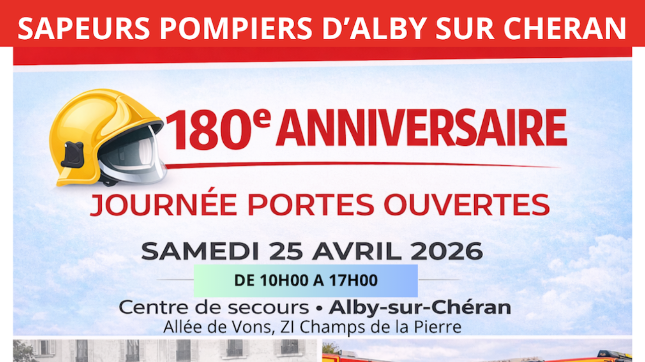 180ᵉ anniversaire du Centre de secours d&rsquo;Alby-sur-Ch&eacute;ran
