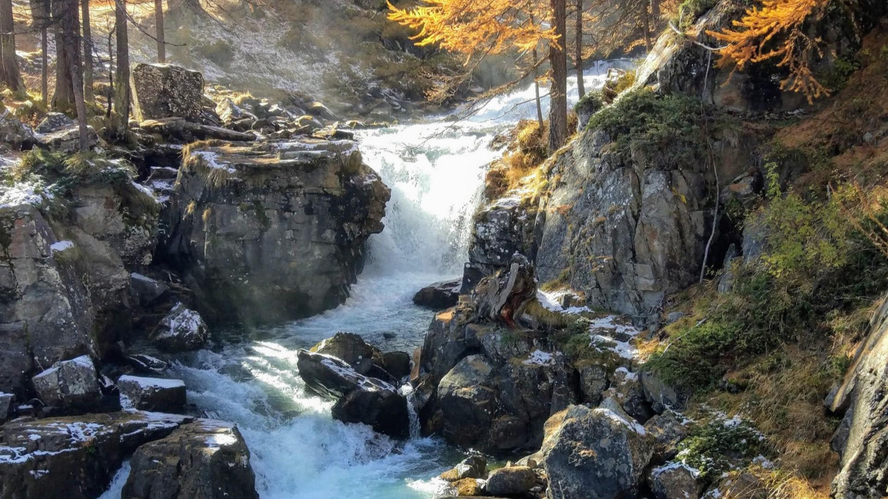 Remise en eau du Grand Canal de Brian&ccedil;on