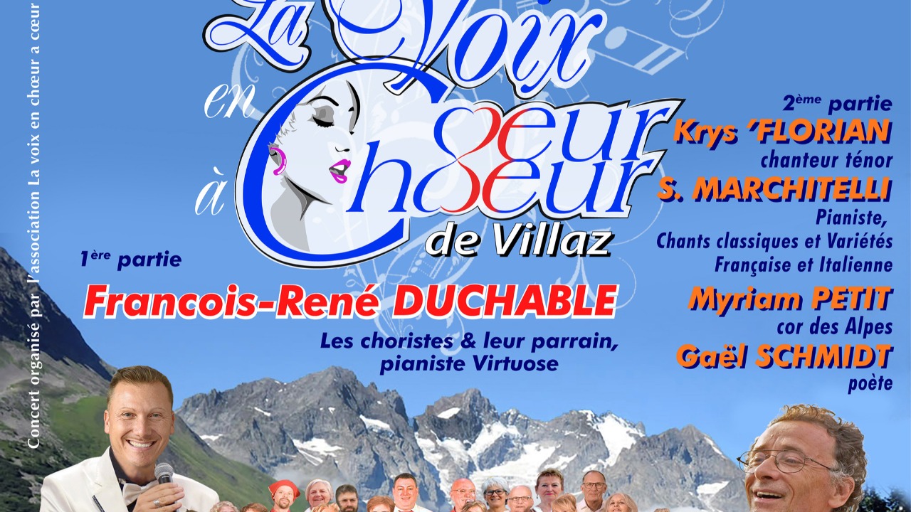 Saint-Jorioz. Assistez au concert La voix en ch&oelig;ur &agrave; c&oelig;ur