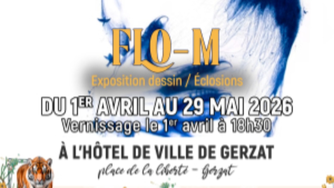 &laquo; &Eacute;closions &raquo; : l&rsquo;univers po&eacute;tique de Flo-M expos&eacute; &agrave; Gerzat