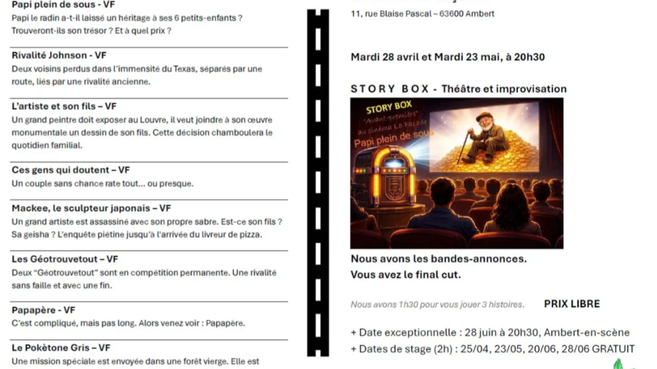 Story Box : une exp&eacute;rience immersive et ludique &agrave; Ambert