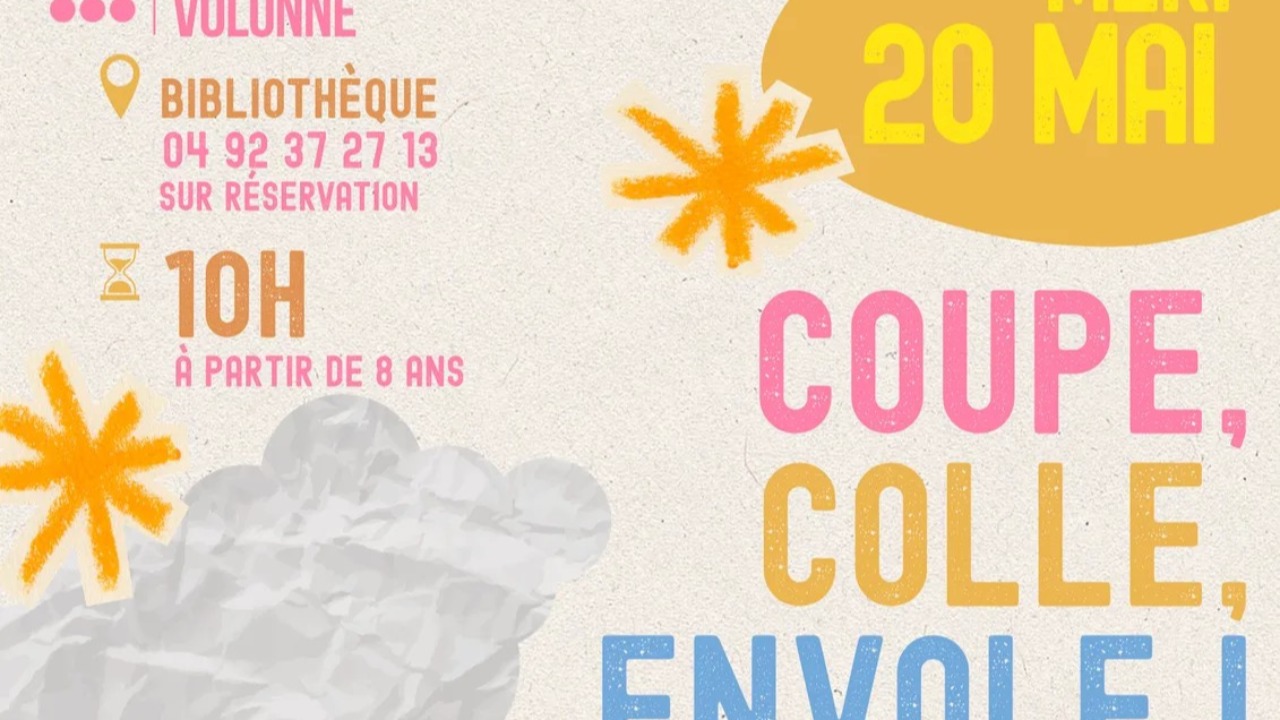 Volonne. Un atelier avec l'artiste Fred Sochard Volonne. Un atelier avec l'artiste Fred Sochard