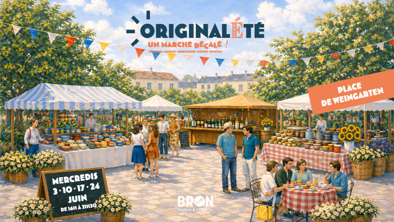 Original’Été : un marché guinguette et créatif anime les mercredis à Bron Original’Été : un marché guinguette et créatif anime les mercredis à Bron