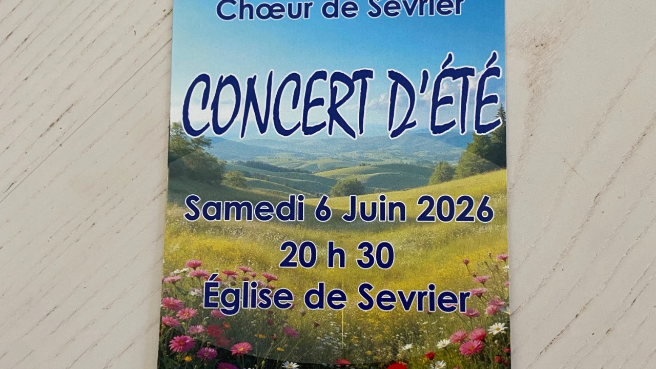 Sevrier. C'est la clôture de la saison musicale Sevrier. C'est la clôture de la saison musicale