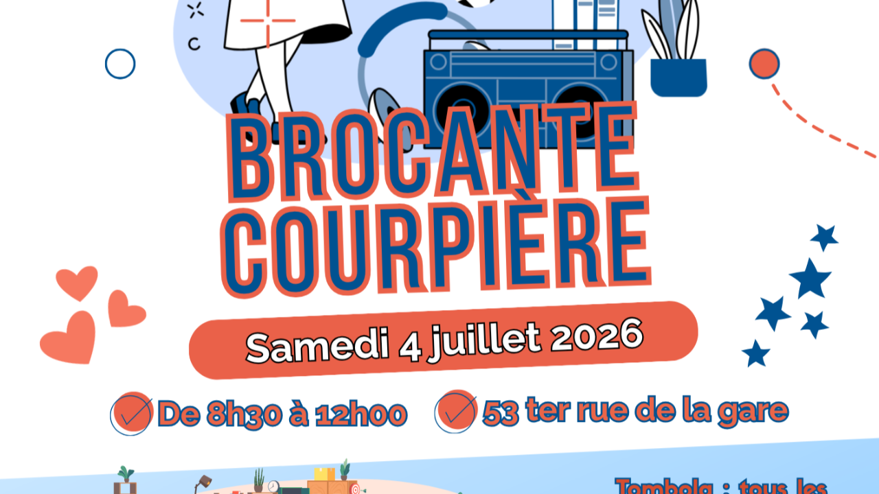 Courpi&egrave;re. La brocante du Secours catholique
