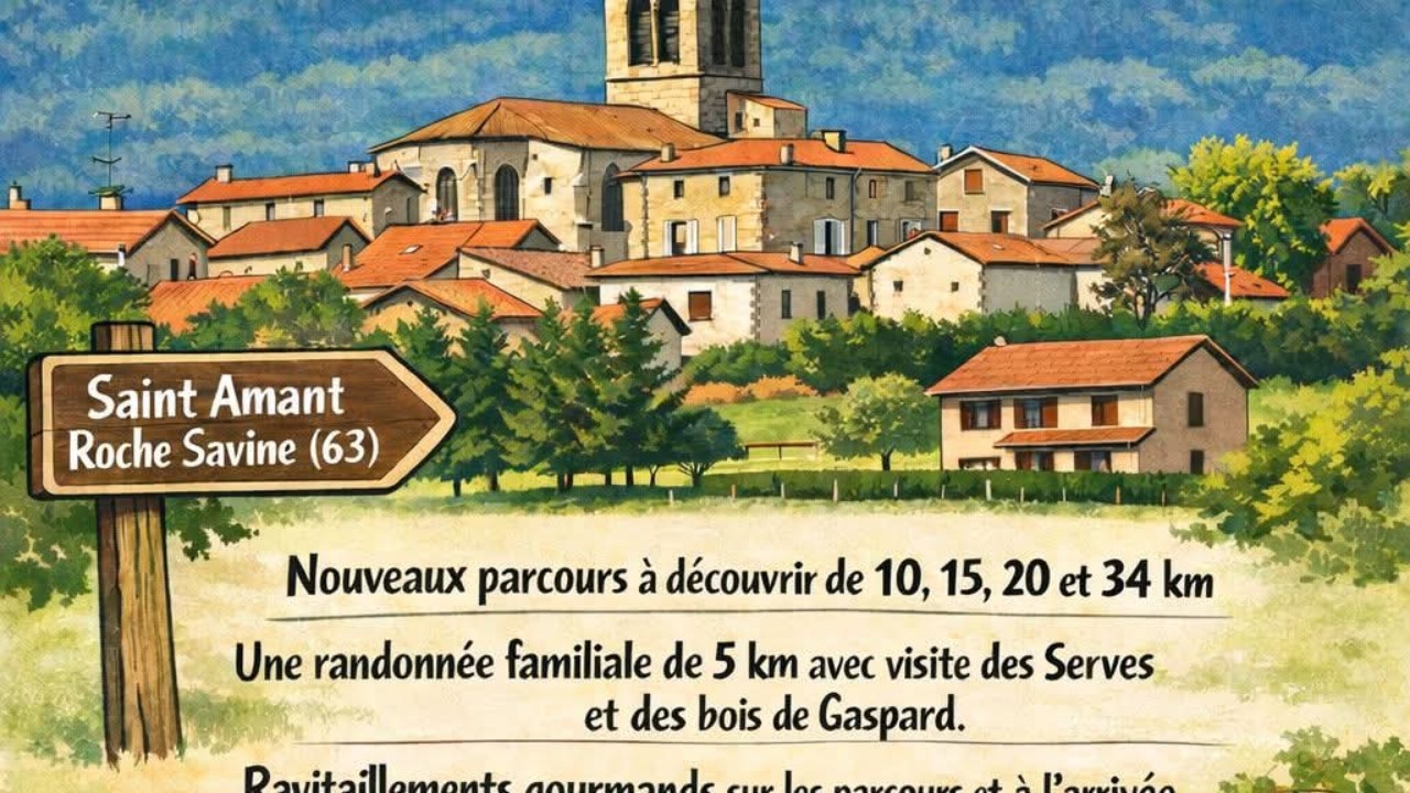 Saint-Amant Roche Savine. D&eacute;couvrez la r&eacute;gion &agrave; v&eacute;lo