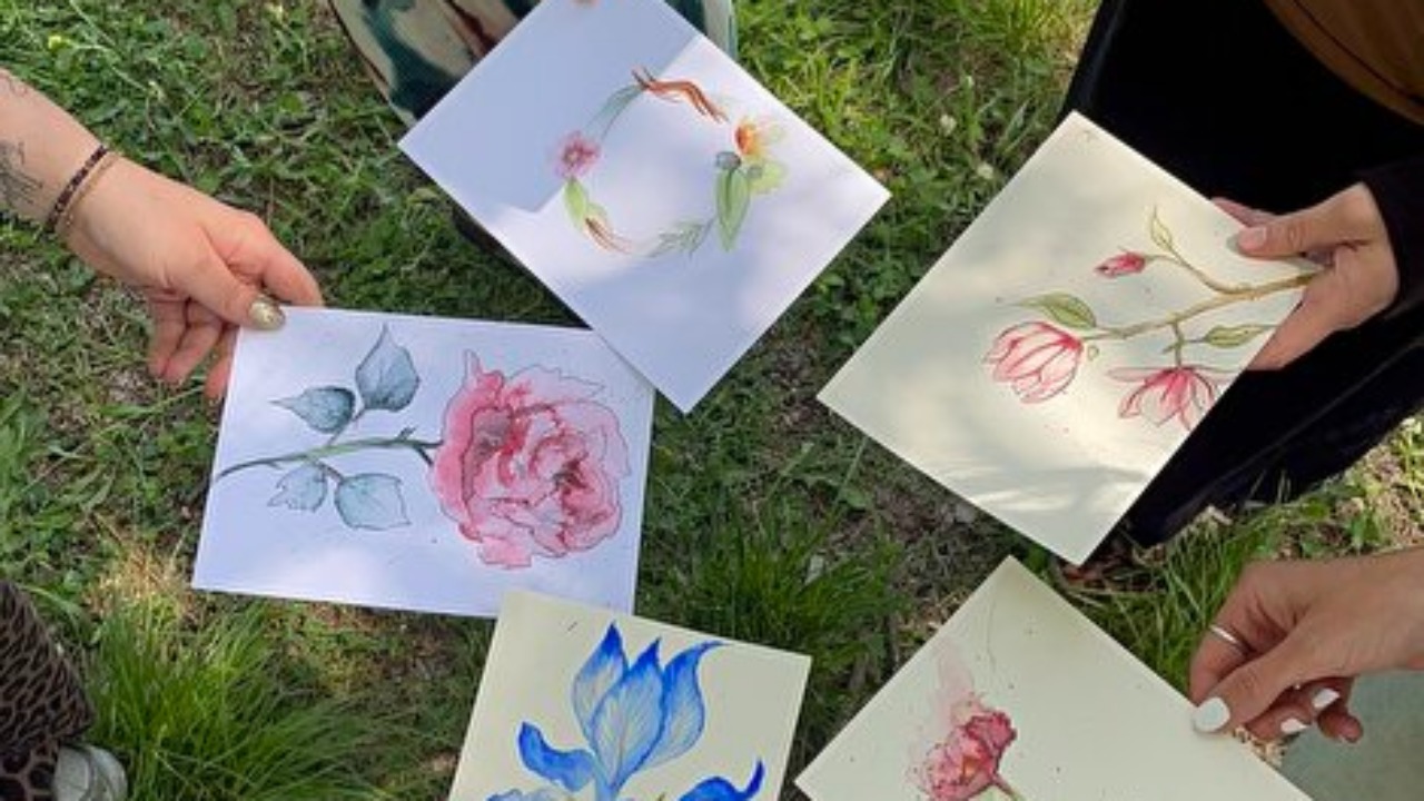 Embrun. Un atelier aquarelles