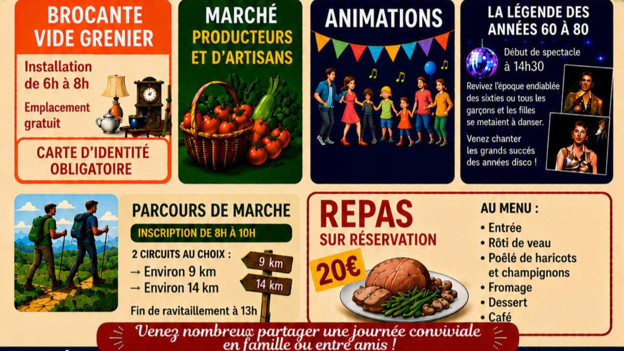 Champétières. Participez à la fête patronale Champétières. Participez à la fête patronale