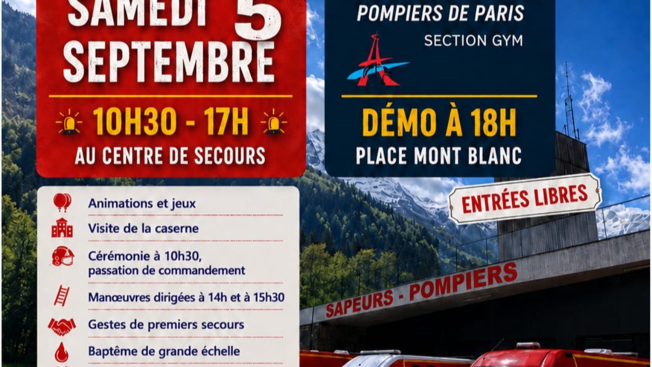 Chamonix. Les portes ouvertes du centre des sapeurs-pompiers
