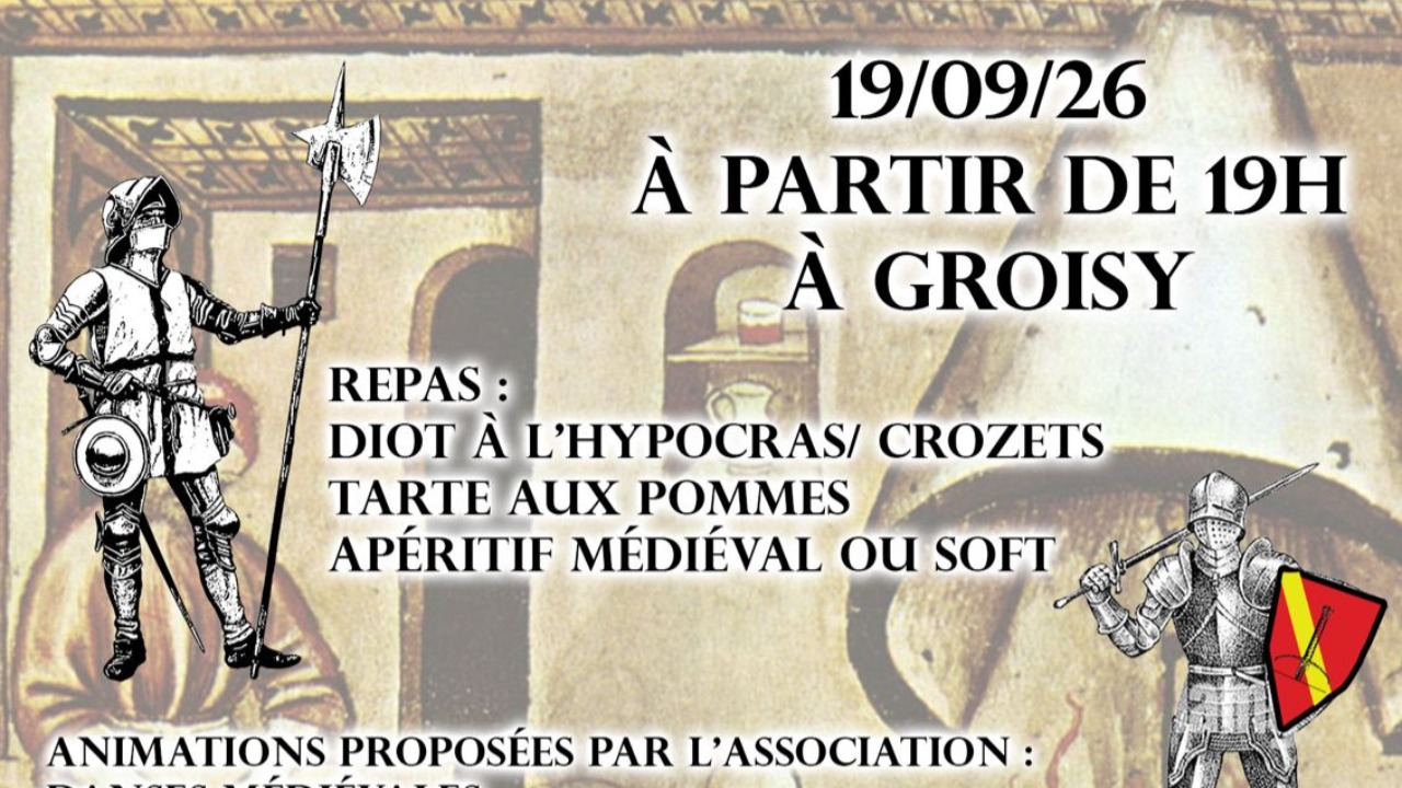 Groisy. Participez à un banquet médiéval Groisy. Participez à un banquet médiéval